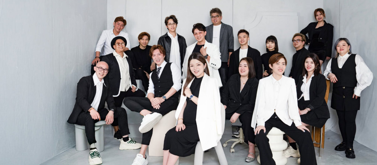 The people of EX Group, photographed together